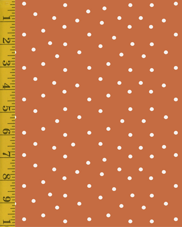 Riley Blake Designs Sunflower Whispers: Dots - Pumpkin #26-8722
