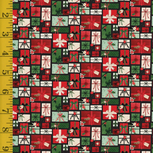 Riley Blake Designs Charming Christmas: Pretty Presents - Black #26-8740
