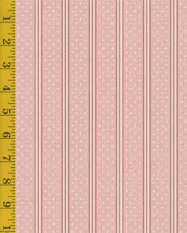 Andover Fabrics: Petit Point: Stripe - Pink #26-1436