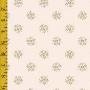 Andover Fabrics: Petit Point: Flower Circles - Pink #26-1439