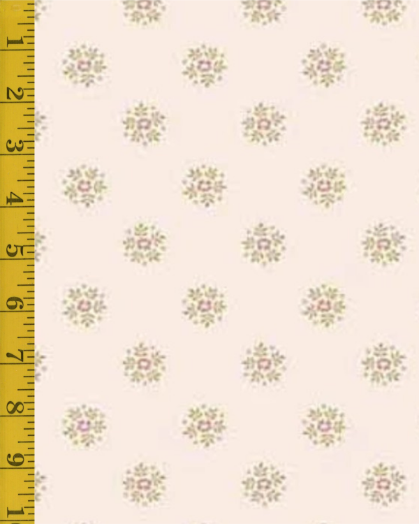 Andover Fabrics: Petit Point: Flower Circles - Pink #26-1439