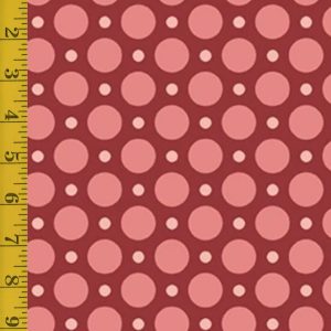 Andover Fabrics: Anna: Lady Bug - Raspberry #26-1447