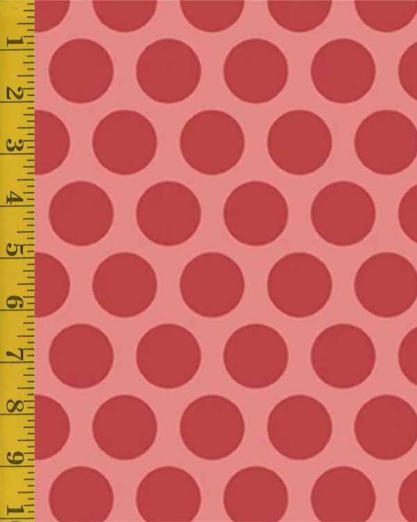 Andover Fabrics: Anna: Spots - Raspberry #26-1451