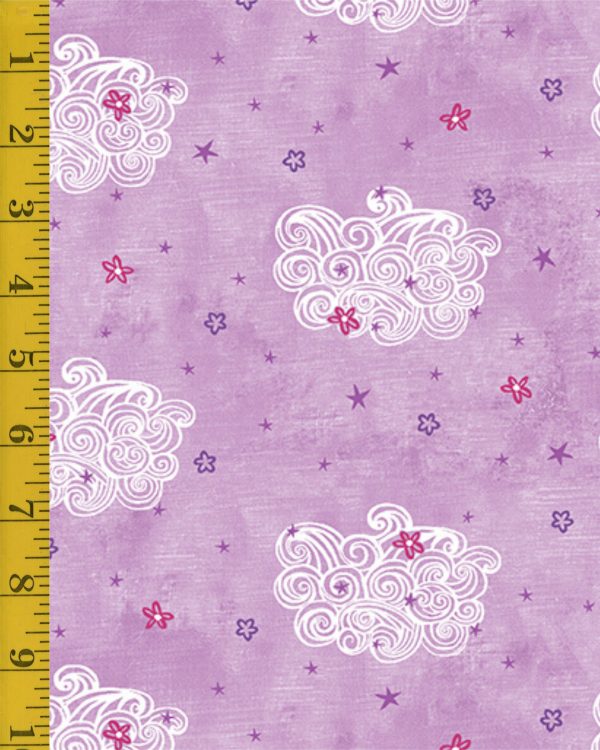 Benartex: Dreamers: Fantasy Clouds - Lilac #26-4835