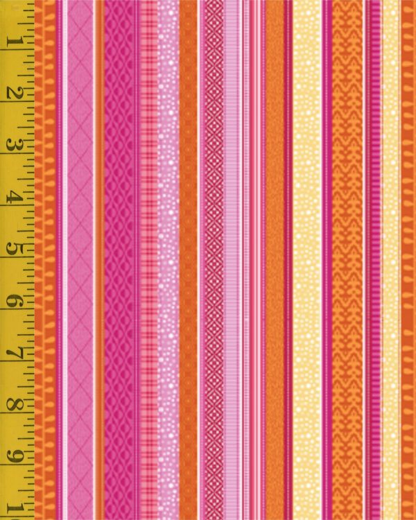 Benartex: Serendipity: Stripe - Pink #26-4837