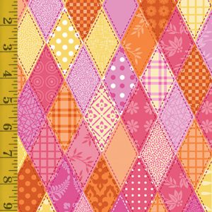 Benartex: Serendipity: Diamond Patch - Pink #26-4838
