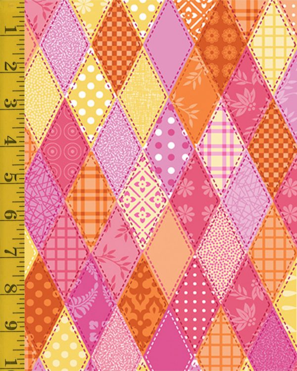 Benartex: Serendipity: Diamond Patch - Pink #26-4838