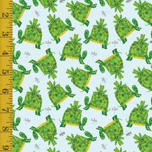 Benartex: Frogtastic: Turtles & Frogs - Lt Turquoise #26-4847
