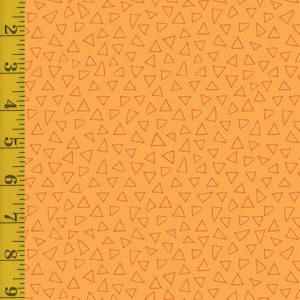 Benartex: Frogtastic: Floating Triangle - Tangerine #26-4849