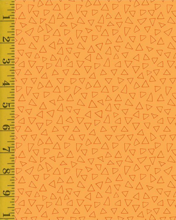 Benartex: Frogtastic: Floating Triangle - Tangerine #26-4849