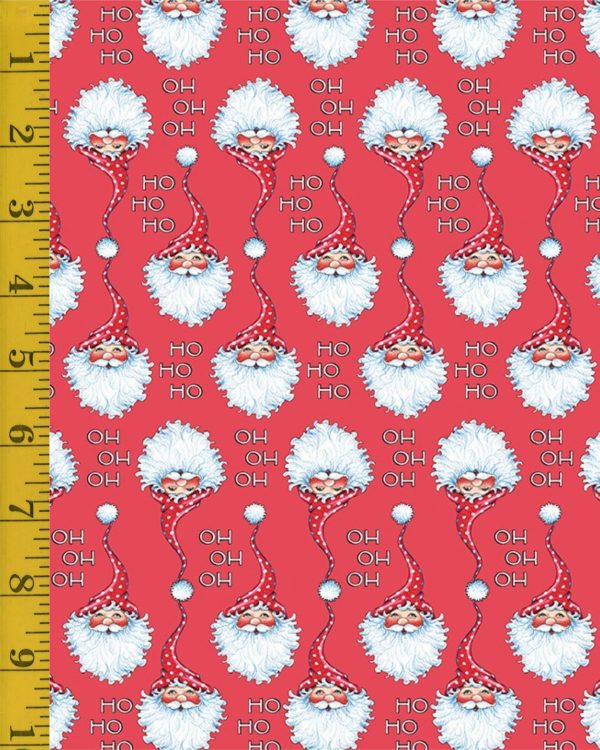 Free Spirit Fabrics So Much Joy: Ho Ho Ho - Red #26-3202