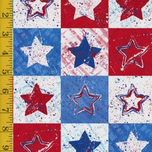Free Spirit Fabrics Americana: Serenity Stars - Multi #26-3205