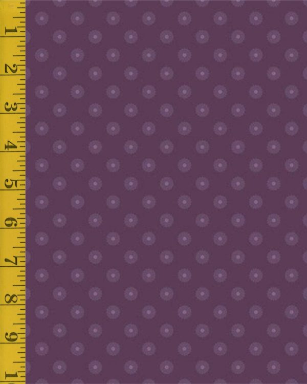 Free Spirit Fabrics Chromatics: Blossom Dot - Eggplant #26-3208