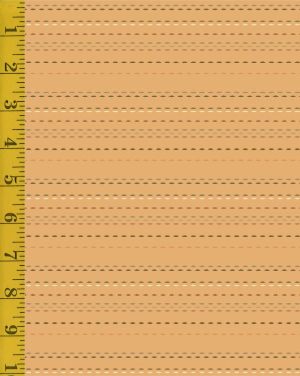 Free Spirit Fabrics Chromatics: Pic Stitch - Tan (orange) #26-3213