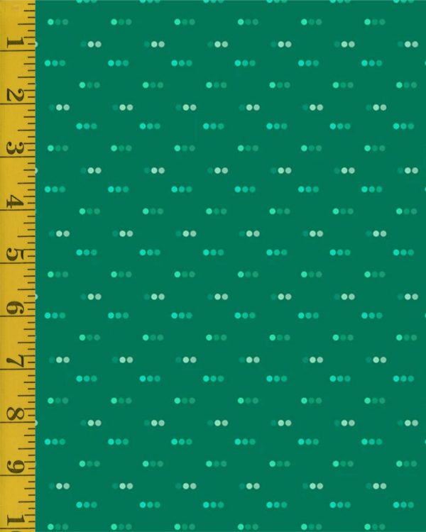 Free Spirit Fabrics Chromatics: Dotty - Emerald #26-3219