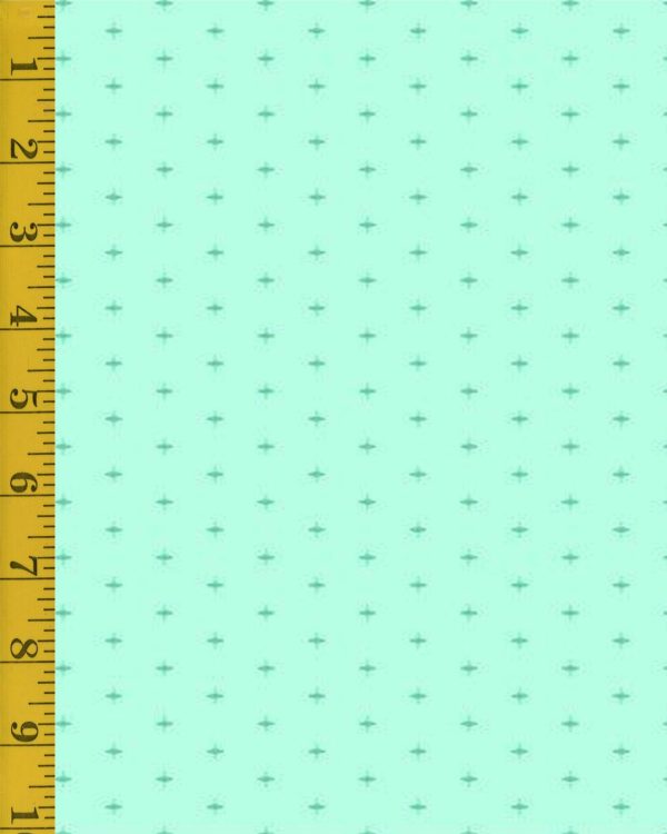 Free Spirit Fabrics Chromatics: Cross Stitch - Seafoam #26-3228