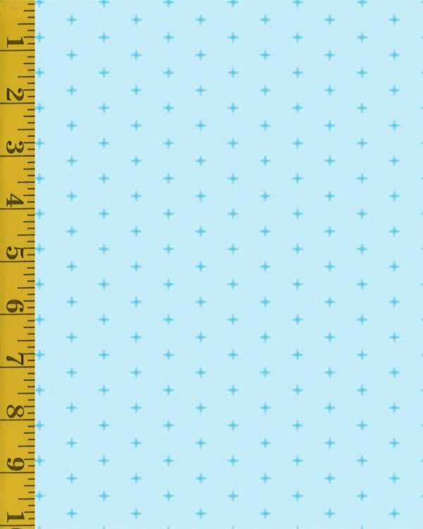 Free Spirit Fabrics Chromatics: Cross Stitch - Sky #26-3229