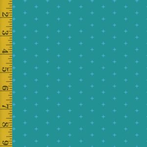 Free Spirit Fabrics Chromatics: Cross Stitch - Turquoise #26-3230