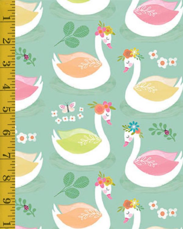 QT Fabrics Sweet Summer: Seafoam - #26-6604
