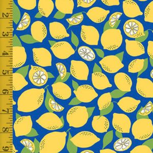 QT Fabrics La La Lemonade: Navy - #26-6611