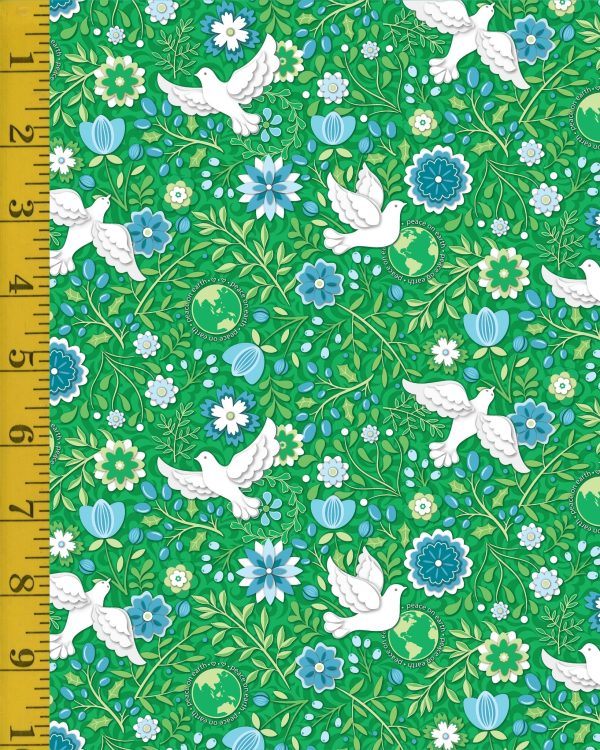 Benartex Peace on Earth (Winter): Feature Meadow - #26-4864