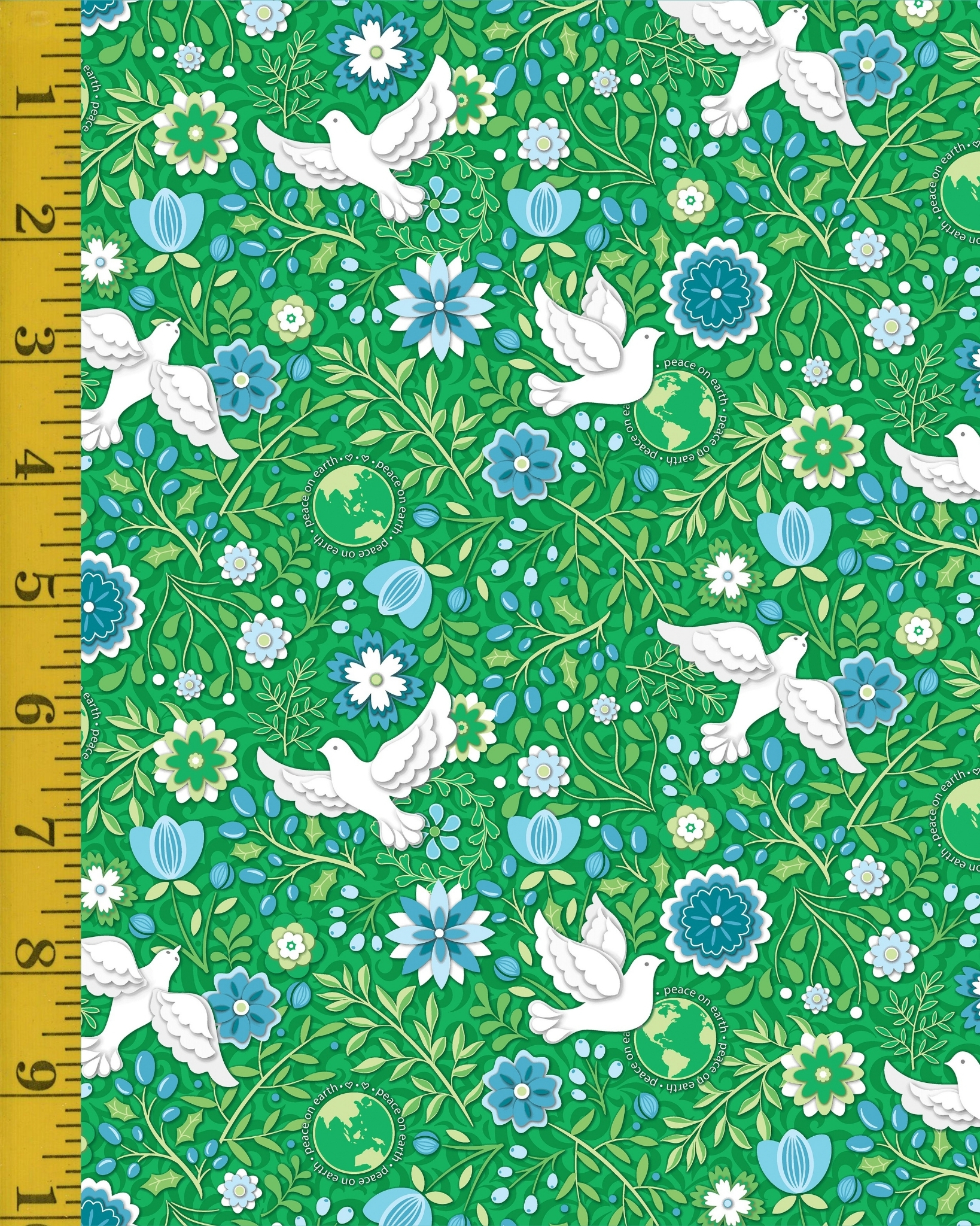 Benartex Peace on Earth (Winter): Feature Meadow - #26-4864