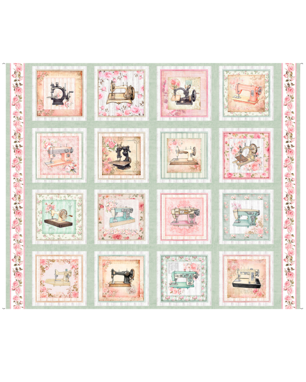 QT Fabrics Sew Shabby Chic: Lt Sage - #26-6616