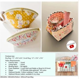 Riley Blake Designs Minki Kim Allover Project Bag Pattern - #26-8760