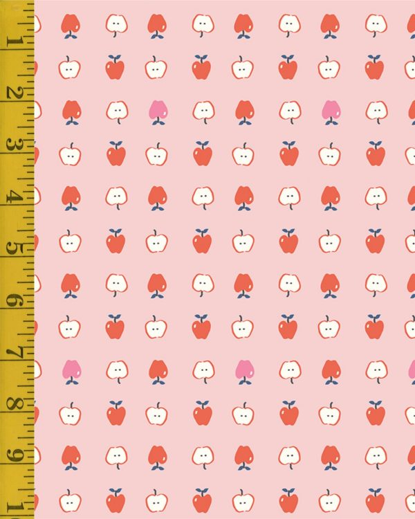 Riley Blake Designs Cotton Nook: Pink Apples - Pink #26-8783