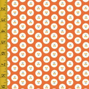 Riley Blake Designs Cotton Nook: Orange Cherries - Orange #26-8787