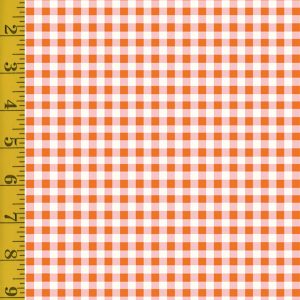 Riley Blake Designs Cotton Nook: Orange Plaid - Orange #26-8792