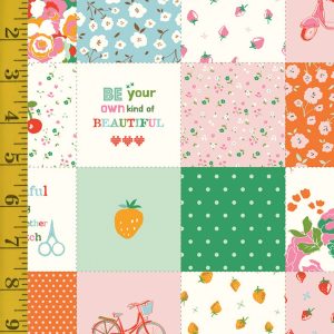 Riley Blake Designs Cotton Nook: Green Patchwork - Green #26-8795