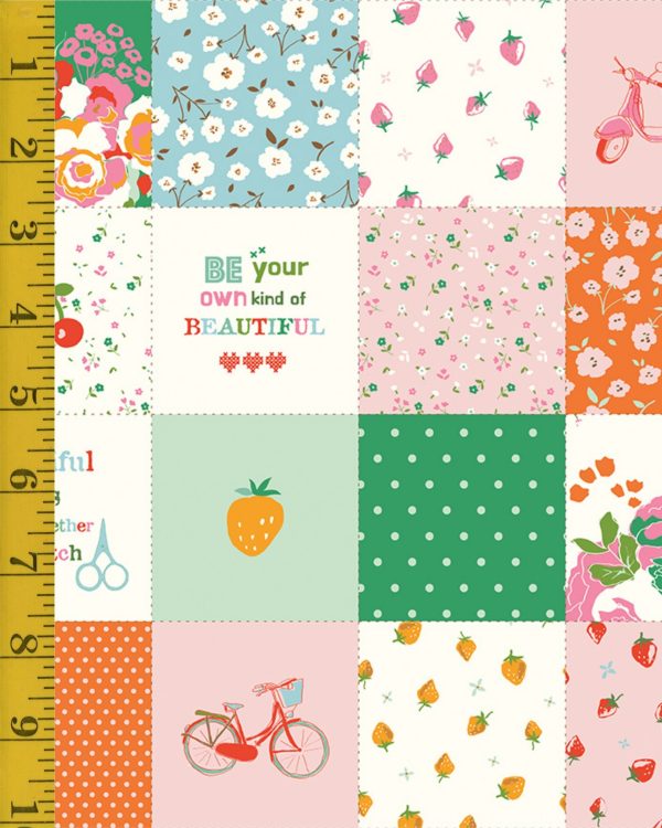 Riley Blake Designs Cotton Nook: Green Patchwork - Green #26-8795