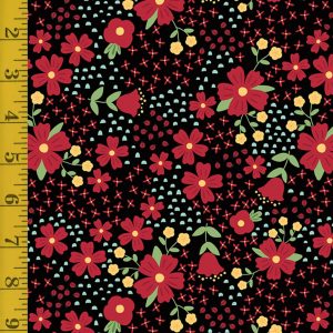 Riley Blake Designs Little Ladybugs: Black Main - Black #26-8811