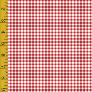 Riley Blake Designs Little Ladybugs: Red Gingham - Red #26-8817