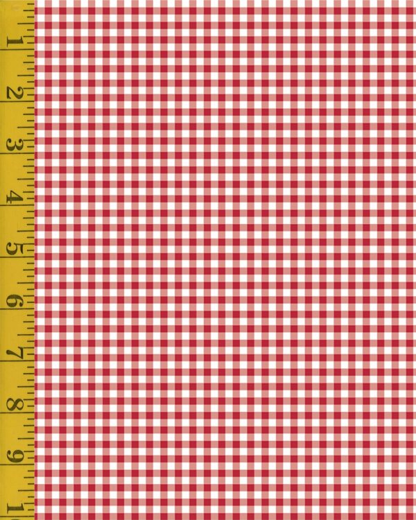 Riley Blake Designs Little Ladybugs: Red Gingham - Red #26-8817