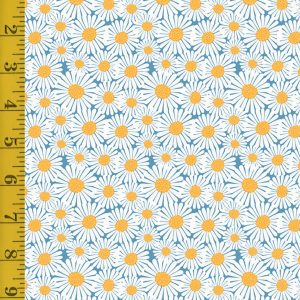 Riley Blake Designs Sunshine and Dandelions: Blue Daisies - Blue #26-8832
