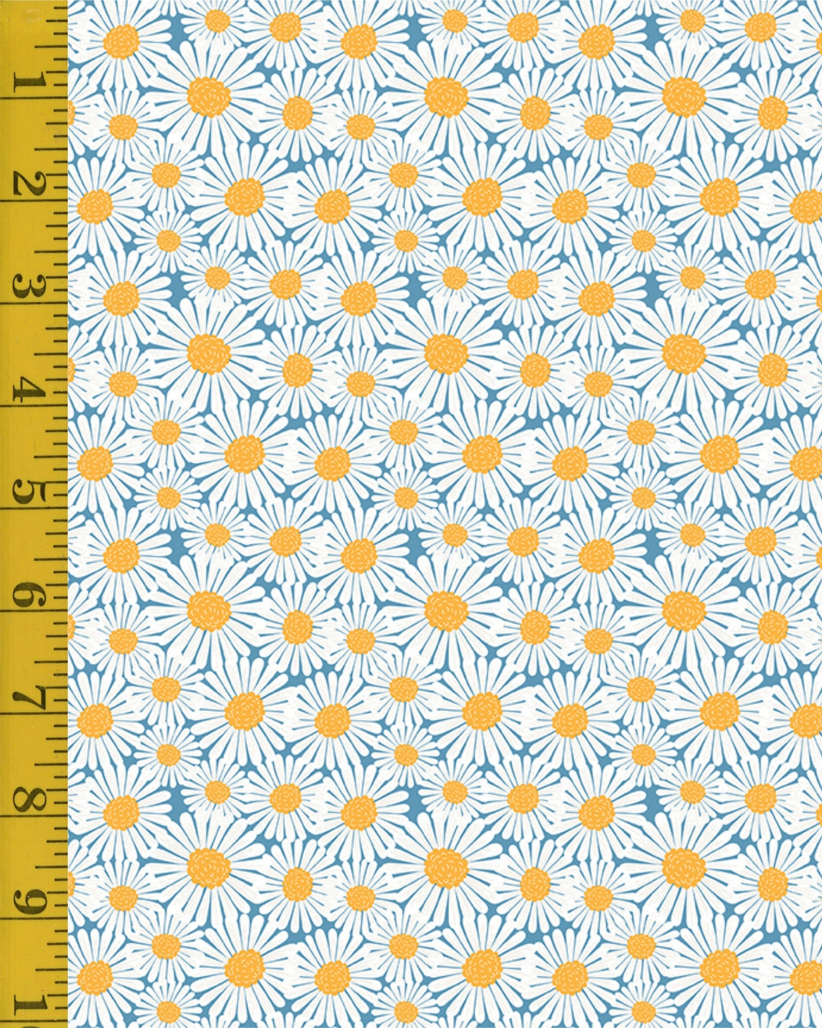 Riley Blake Designs Sunshine and Dandelions: Blue Daisies - Blue #26-8832
