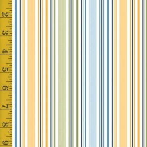 Riley Blake Designs Sunshine and Dandelions: Multi Stripes - Multi #26-8835