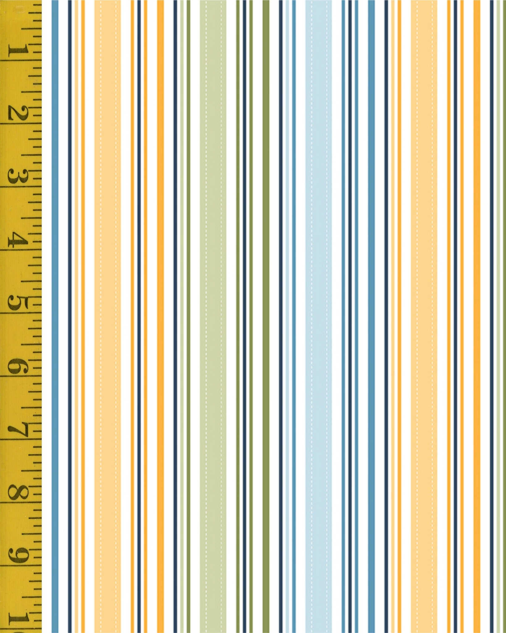 Riley Blake Designs Sunshine and Dandelions: Multi Stripes - Multi #26-8835