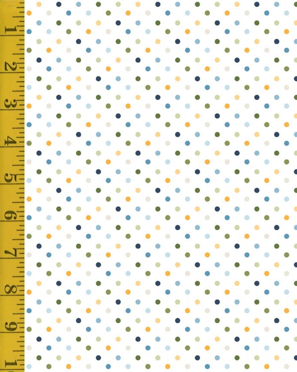 Riley Blake Designs Sunshine and Dandelions: Cloud Dots - Cloud #26-8836