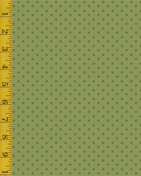 Riley Blake Designs Sunshine and Dandelions: Green Dots - Green #26-8837