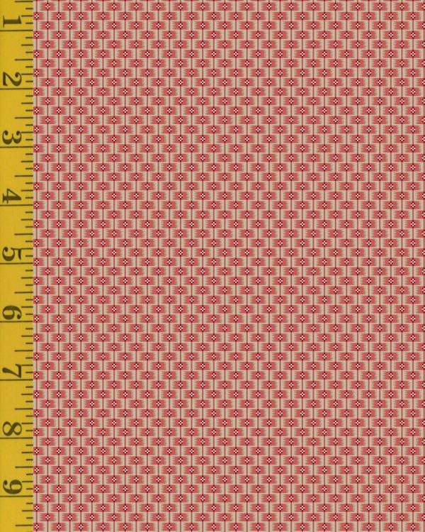 Andover Fabrics Gingerlily: Basketweave - Currant #26-1456