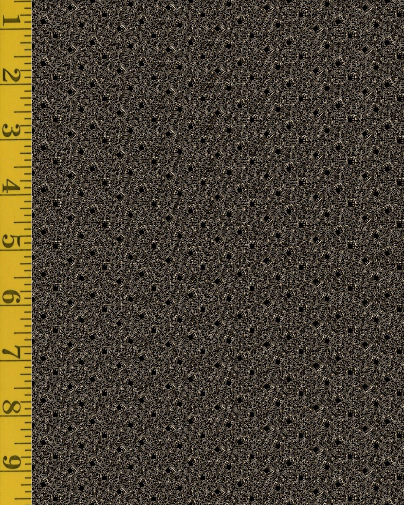 Andover Fabrics Bridgeport: Tumbling Squares - Black #26-1466