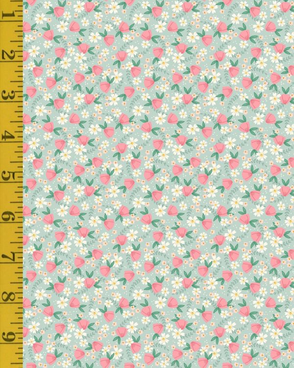Andover Fabrics Bloom & Sew: Blooming Bouquet - Sky #26-1481