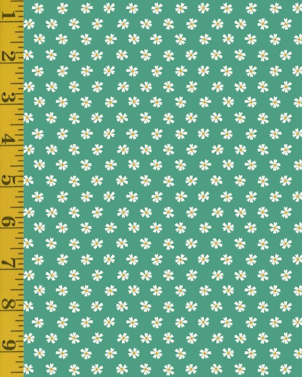 Andover Fabrics Bloom & Sew: Daisy Days - Emerald #26-1482