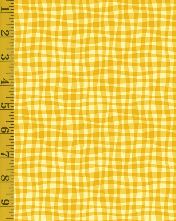 Benartex UpWords: Floating - Yellow #26-4876