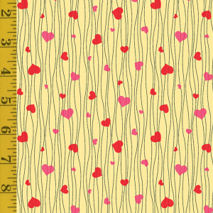 Benartex UpWords: Loves - Yellow #26-4877