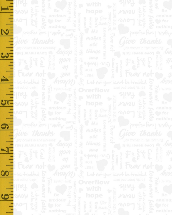 Benartex UpWords: Scripts - Gray #26-4881