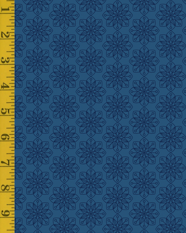 Benartex Snow Fall: Amaryllis - Midnight #26-4886